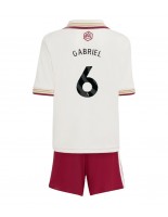 Otroške Nogometnih dresov Arsenal Gabriel Magalhaes #6 Tretji 2025-26 Kratki rokavi (+ hlače)